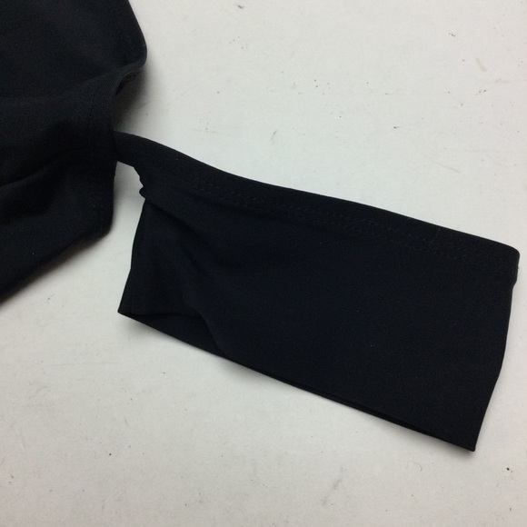 NWOT Betty Jade Caged Strappy Short Sleeve Cheeky Black Swimsuit Size Medium - Picture 7 of 10